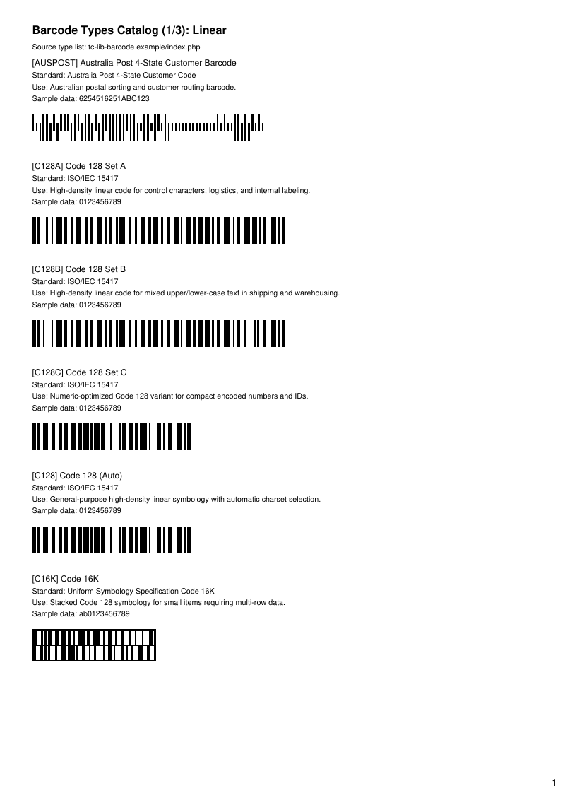 Page 1 of E020_barcodes.pdf