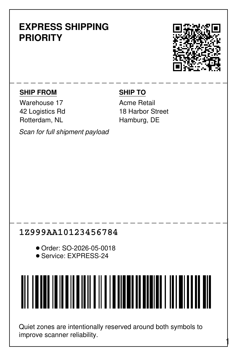 Page 1 of E050_shipping_label_barcodes.pdf